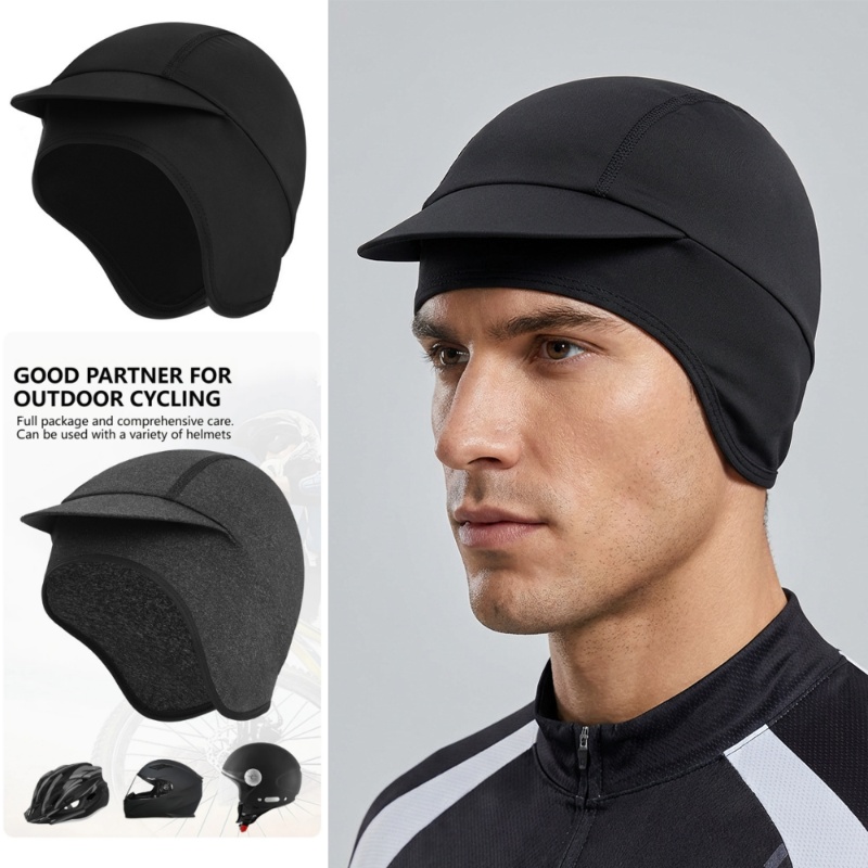 Motorcycle Cycling Helmet Line - Skull Cap Helmet Liner ulasan dan harga