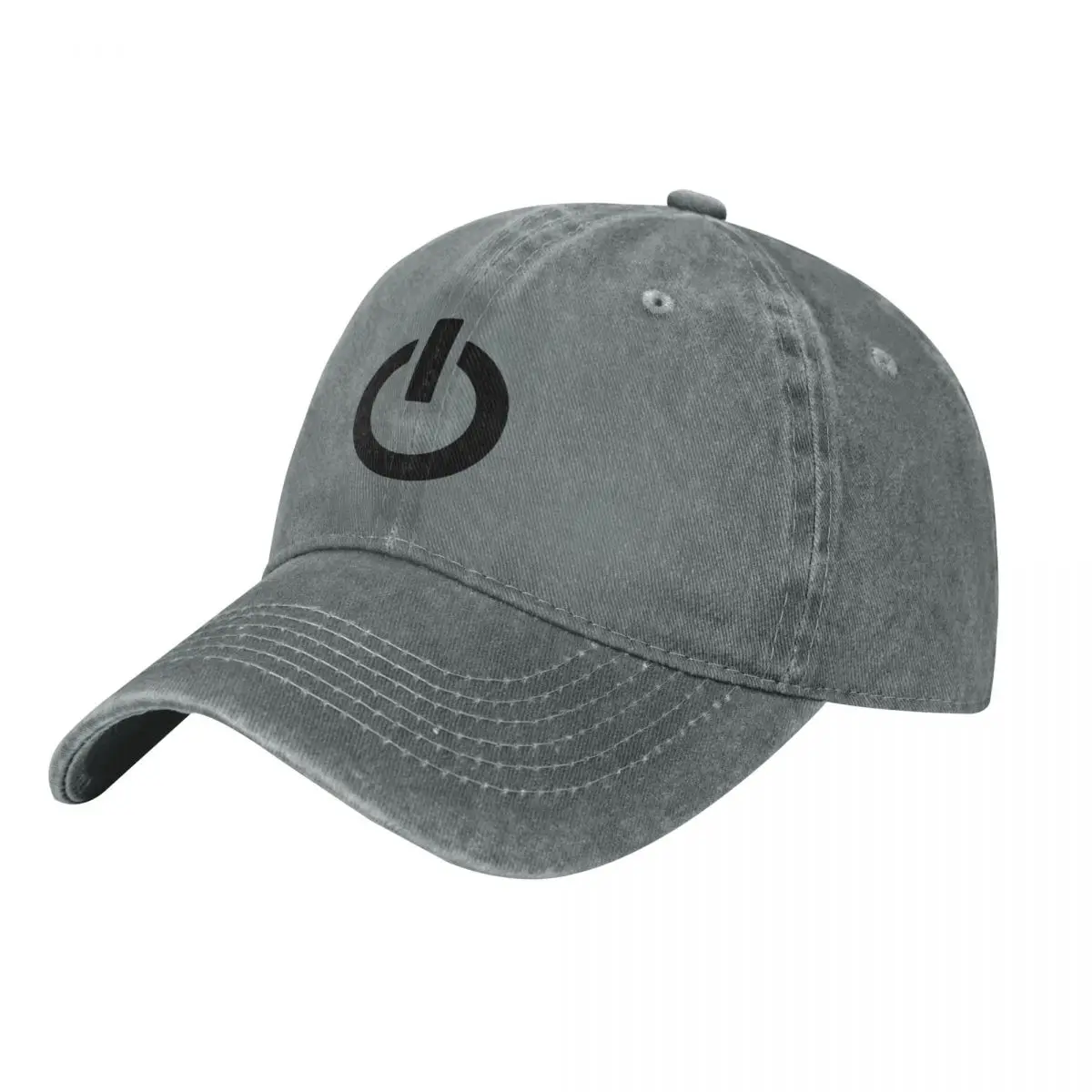 Power Button (black) Baseball  - Golf Cap Dad ulasan dan harga