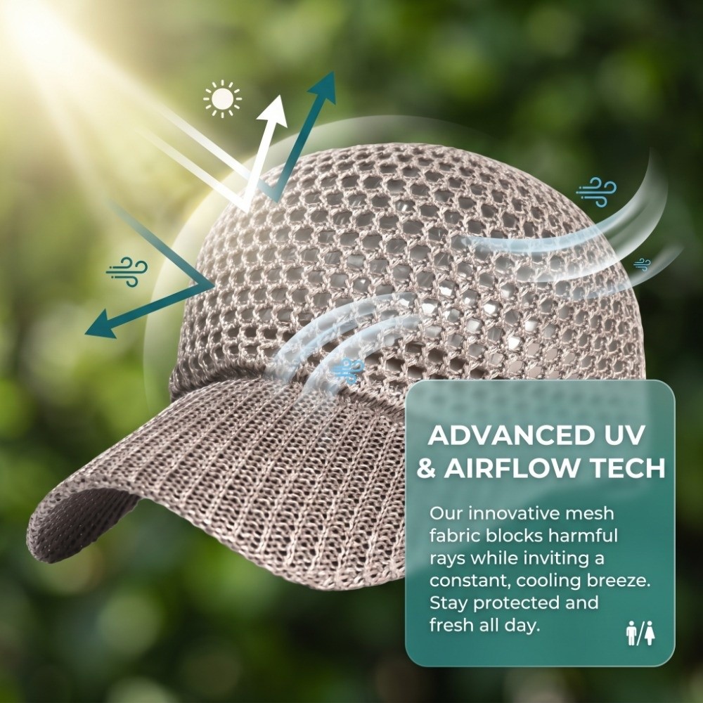 Versatile Polyester Breathable - Trucker Cap Mesh ulasan dan harga