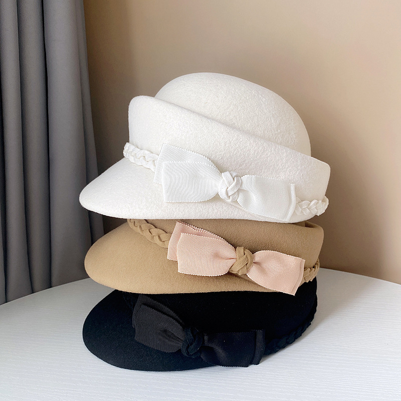 French Dress Beret Winter Hat  - Beret French Wool ulasan dan harga