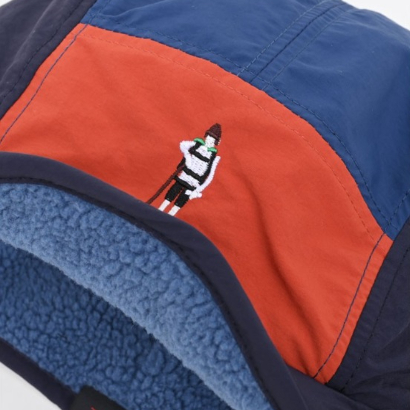 1pcs Retro Patchwork Bomber Ha - Corduroy Cap 5 Panel ulasan dan harga