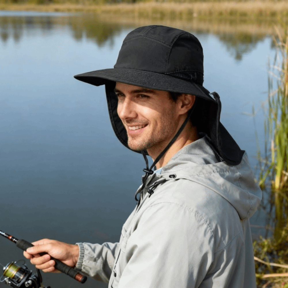 Sunhat Wide Brim Outdoor Sun H - Bucket Hat Cotton ulasan dan harga
