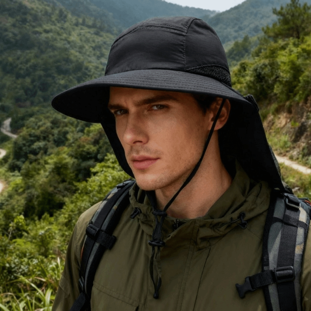 Sunhat Wide Brim Outdoor Sun H - Bucket Hat Cotton ulasan dan harga