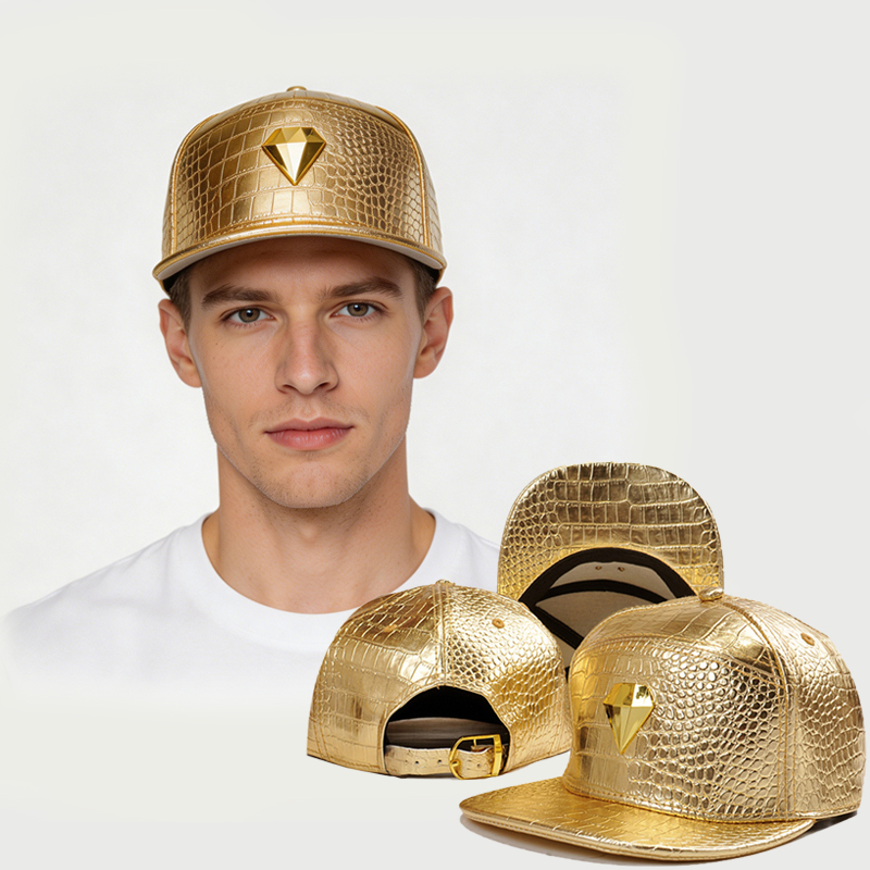 New Gem Leather Baseball Cap M - Baseball Cap Structured ulasan dan harga