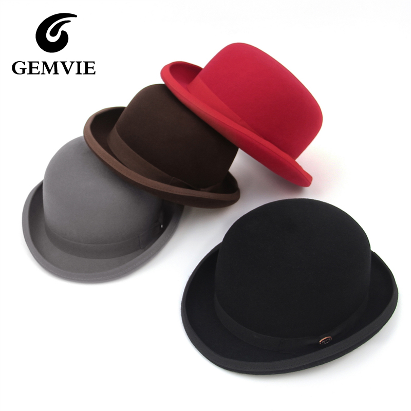 GEMVIE 100% Wool Felt Derby Ha - Fedora Hat Wool ulasan dan harga