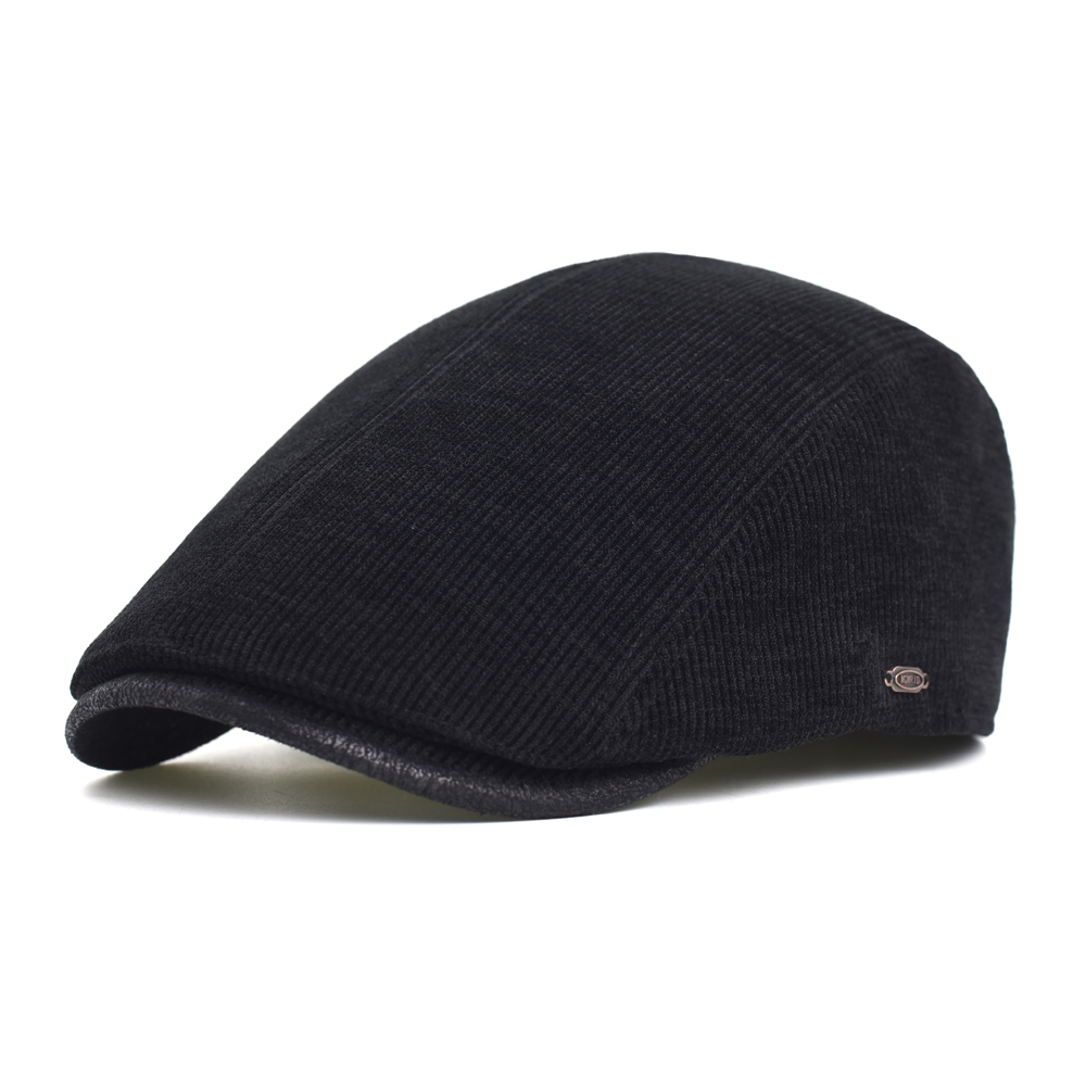 Newsboy Cap Men Winter Thick W - Dad Hat Cotton ulasan dan harga